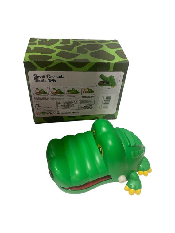 Jeu De Crocodile Doc – Jouet à Dents Mordantes, Jeu D'action Familial, Testez Votre Chance – Dès 4 Ans, Vert