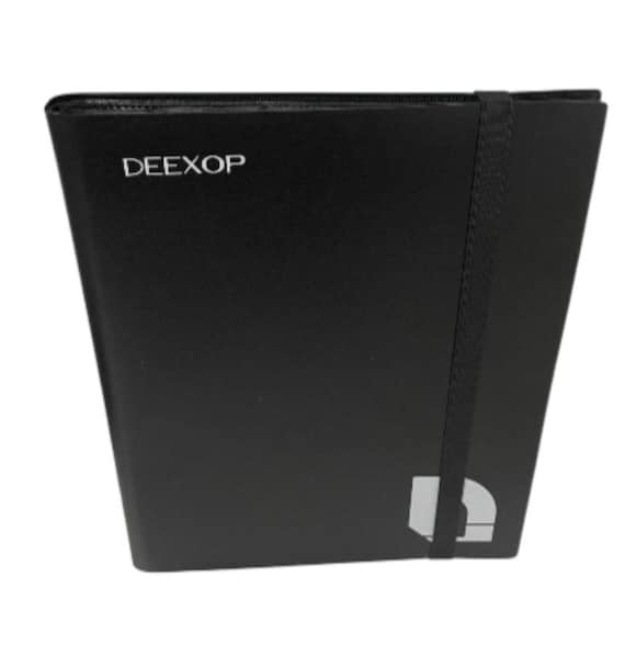 trading card binder canada Trading Card Binder 4 pocket,Card Sleeves Card Book Favorites Album with  zippered carrying case, includes 50 sleeves, holds up to 400 collectible