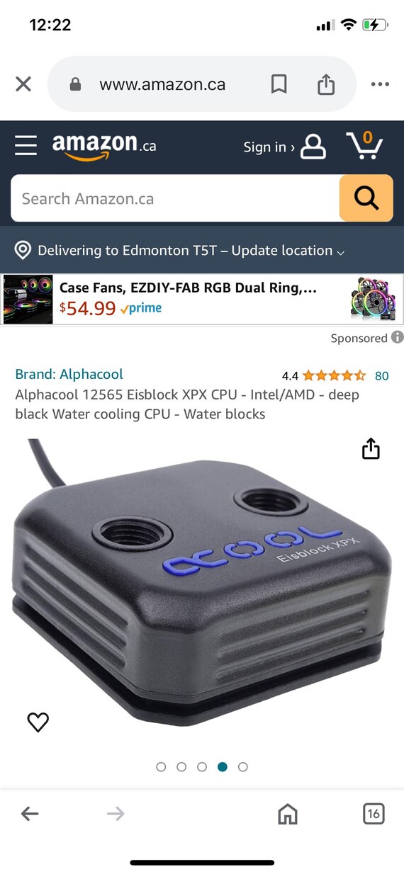 Waterblock CPU Alphacool Eisblock XPX (Transparent) pour professionnel