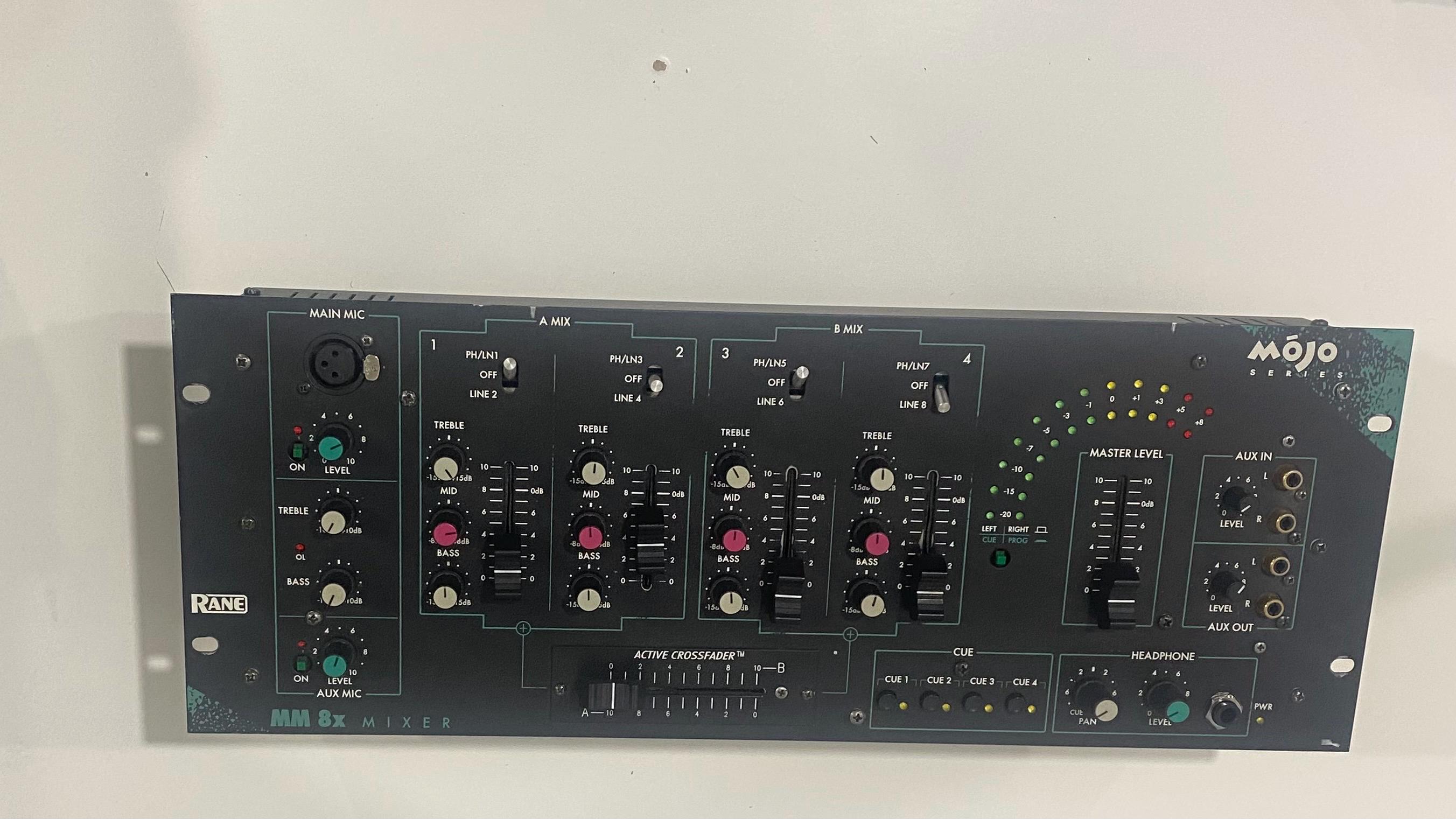 Rane MOJO MM 8Z DJミキサー ビンテージ MM 8Xミキサー Mojoシリーズ