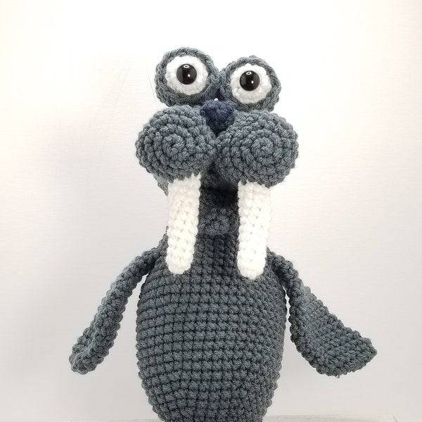 Crochet Walrus Puppet (Pattern)