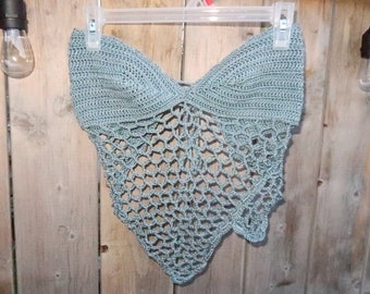 Crochet Strapless Top