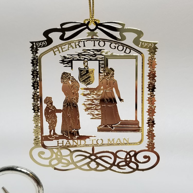 Salvation Army Christmas Ornament Heart to God Hand to Man Etsy