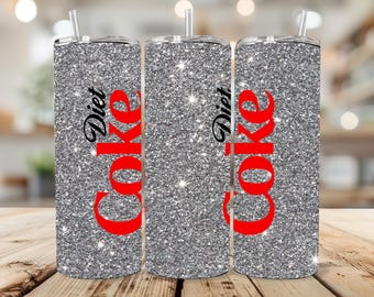 Custom 20 oz Diet Coke Tumbler | Insulated Drinkware | Perfect Gift for Diet Coke Lovers