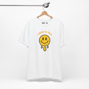 Melting Smiley Face T-Shirt: Edgy Graphic Tee