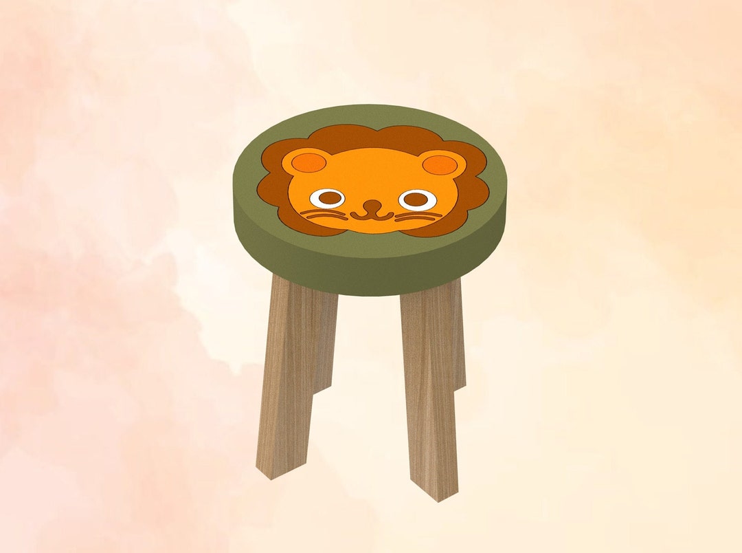 Animal Stool Kids, Montessori Furniture Kids Gift - Etsy