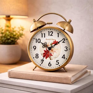Ancienne horloge mécanique dôme STAIGER 8 jours laiton (Gebraucht) in