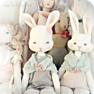 Rabbit Sewing Pattern / Vintage Style Rabbit / Instant Download ...