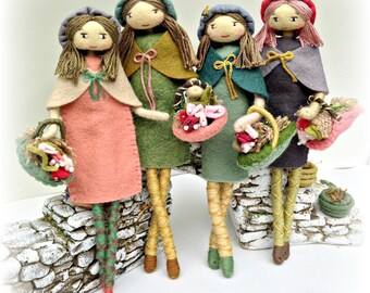 French style doll with beret / digital pattern tutorial
