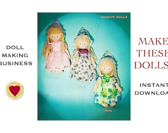 Kimono Cloth Doll Pattern Bundle: Japanese Inspired (Digital Download)