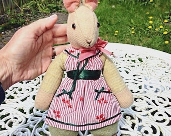 Verity Hope / Vintage Bunny Rabbit sewing pattern / rabbit doll / cloth doll pattern / instant download / digital pattern / doll making /