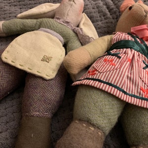 Finest Cashmere & Wool Blend Yorkshire Mill Charcoal Tweed Fabric 150 cm Doll and Bear Making Fabric image 5