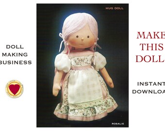 5 x PATTERN BUNDLE / Princess Pattern / Angel Doll Pattern / Fairy doll / Digital download to Make & Sell