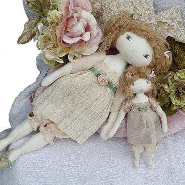 Rosie Hope & Little Lucy digital downloadable epattern / doll sewing pattern by Verity Hope / PERMISSION TO SELL