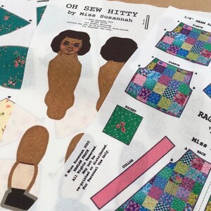 Easy Fabric Printed Jointed Cloth Doll Pattern Kit to Create Antique ...