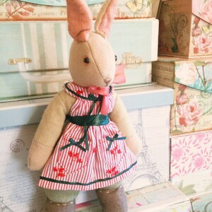 Verity Hope / Vintage Bunny Rabbit sewing pattern / rabbit doll / cloth doll pattern / instant download / digital pattern / doll making / image 4