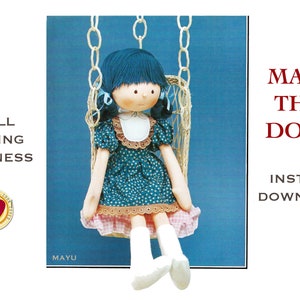 5 X PATTERN BUNDLE / Girl Doll / PDF / Cloth Doll Pattern / Waldorf doll / - Instant download to Make & Sell