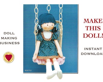 5 X PATTERN BUNDLE / Girl Doll / PDF / Cloth Doll Pattern / Waldorf doll / - Instant download to Make & Sell