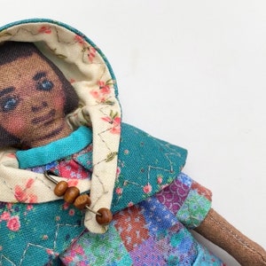 Easy Fabric Printed Jointed Cloth Doll Pattern Kit to Create Antique ...