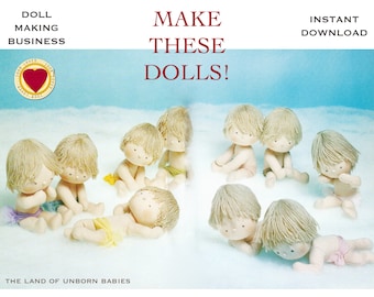 Baby Cloth Doll Pattern Bundle: Waldorf Inspired (PDF Pattern)
