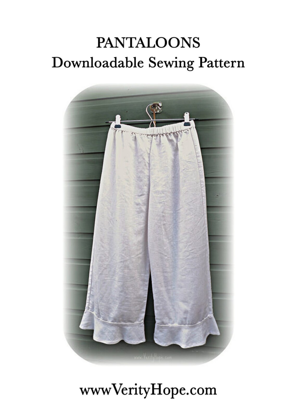VERITY HOPE / Easy to sew /Pantaloons / downloadable / pdf / Etsy