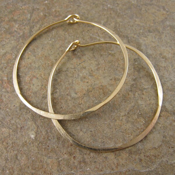 Hammered gold hoop earrings, gold earrings hoops, gold earrings hoop, thin gold hoops, simple gold hoop earings