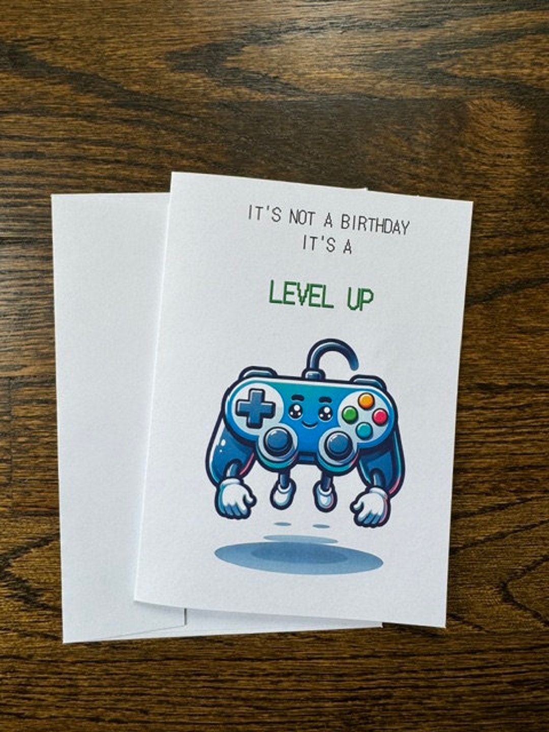 The Perfect Birthday Card for a Gamer or Teen. Level Up - Etsy