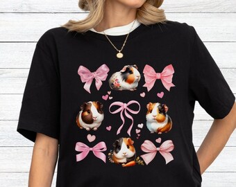 Coquette Guinea Pig Shirt, Guinea Pig TShirt, Guinea Pig Mom, Guinea Pig Clothes, Funny Guinea Pig Shirt, Guinea Pig Lover Gift