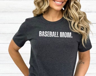 Baseball Mom Shirt, Baseball Lover Shirt, Baseball Heart Tee, Baseball Mom T-Shirt, Minimalistic Baseball T-Shirt, Baseball Gift