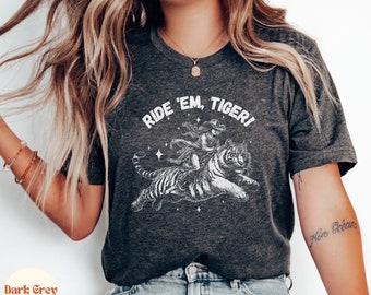 Horse Shirt, Ride Em Tiger, Horse Lover Shirt, Gift for Horse Lover, Equestrian Shirt, Cowgirl Shirt, Western Shirt, Horse Gift