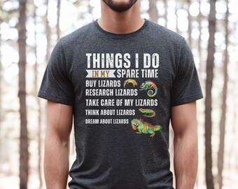 Lizard Shirt | Chameleon T-Shirt | Things I Do Lizard Shirts | Lizard T-Shirt | Reptile Lover TShirt | Chameleon Shirt | Reptile Lovers Gift