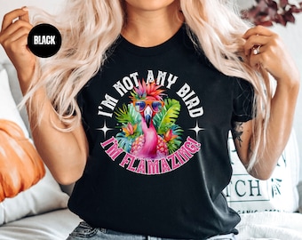 Beach Tee, Flamingo Shirt, Flamazing Shirt, Summer Shirt, Vacation Shirt, Beach Shirt, Summer Vacation Shirt, Vacation Mode,Flamingo T-Shirt