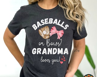 Baseball Or Bows Gender Reveal Party Shirt Mommy Loves You Baseball Or Bows Gender Reveal Party Shirt Mommy Loves You