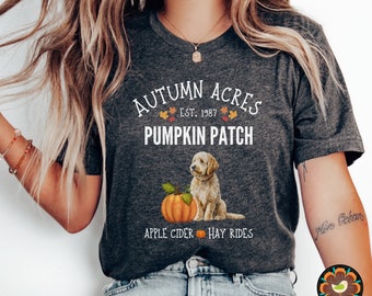 Fall Pumpkin patch Goldendoodle shirt, Pumpkin Patch shirt, Goldendoodle TShirt, Goldendoodle Gifts, Golden Doodle, Golden Doodle Mom