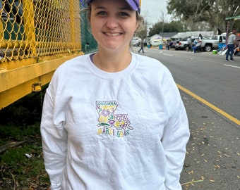 Louisiana Mardi Gras-sweatshirt