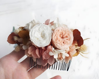 Rose Bridal Wedding Set Bridal Hair Comb Wedding Hair Accessories Bridal Hair Pin Floral Bridal Hair Piece