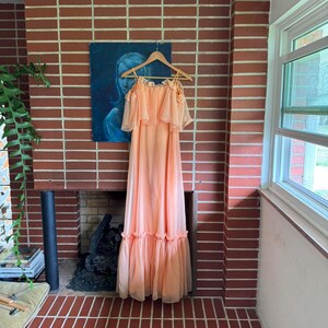 yellow grad dresses Pastel Yellow Ruffle Tiered A-Line Long Party Prom Dress, Yellow / 6 main image 0