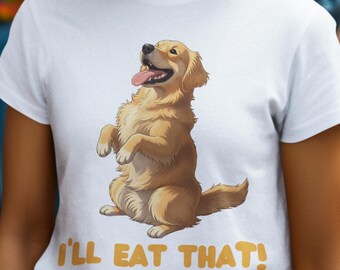 Adorable Golden Retriever T-Shirt, Golden Retriever Owner Gift, Funny Dog Lover Graphic Tee, Golden Retriever Lover, Golden Dog T-Shirt