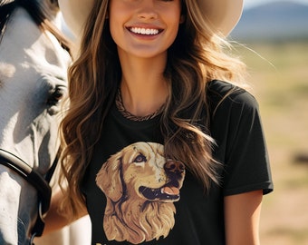 Blond Teppich, Golden Retriever T-Shirt, Golden Retriever Besitzer Geschenk, Lustiges Hundeliebhaber Grafik T-Shirt, Golden Retriever Liebhaber, Goldener Hund T-Shirt
