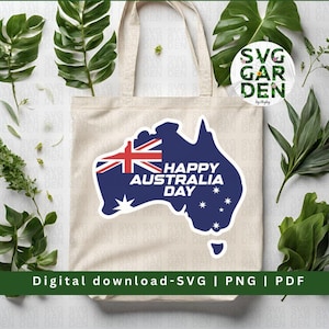 Happy Australia Day svg, Australia day svg, Australian flag svg, Australia PNG, australian map SVG, laser cut file, files for cricut, heart