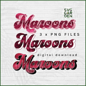 Maroons PNG, Maroon glitter, Maroon sublimation, sublimation png, NRL State of origin, qld png, rugby league, rugby, mascot, football team