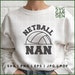 KUIYAI Kosmetiktasche 'In My Netball Era' – Geschenk Für Netball-Spieler/innen, 23,5x17 Cm