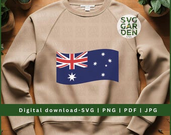 Australian flag svg, Australia day svg, Australian icon, Australian flag PNG, Australian flag JPG, laser cut file, cricut files, aussie gift