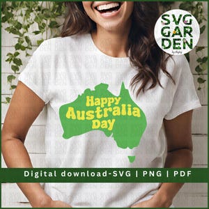 Happy Australia Day svg, Australia day svg, Australian flag svg, Australia PNG, australian map SVG, laser cut file, files for cricut, gift
