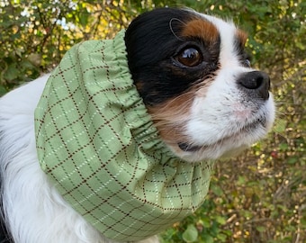 Snood Cavalier ~ carreaux vert citron