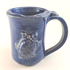 14  Ounce Turtle Mustache Mug/Moustache Mug/Mustache Cup/Mustache Guard Mug 14 Ounces/Mug for Iced Coffee
