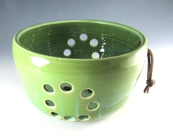 Pottery Berry Bowl / Colander / Fruit Strainer