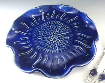 Serving Tray/Cheese Platter/Party Platter with Beaded Knife , Fork, and Spoon