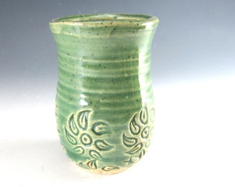 Little Pottery Fairy Vase/ Small Pottery Flower Vase/ Toothpick Holder