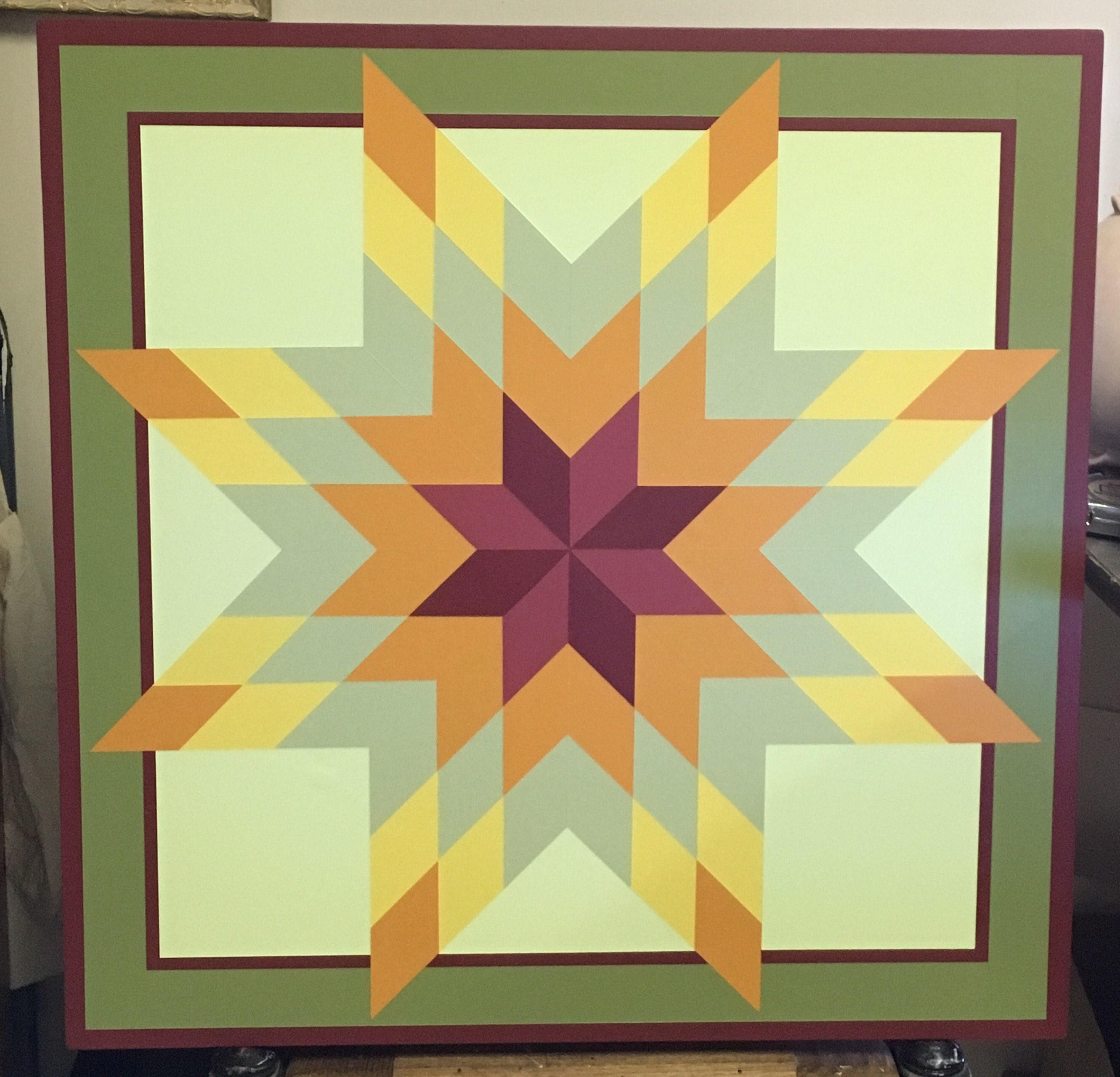 Custom Barn Quilts 4x4 complex patterns pictures are Etsy